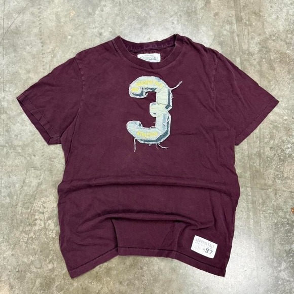 Aeropostale Other - Y2K Aeropostale Burgundy "3" Embroidered Tee Size XL